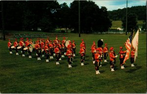 Decorah IA Scottish Kilties Marching Band Bagpipes Vintage Postcard C68