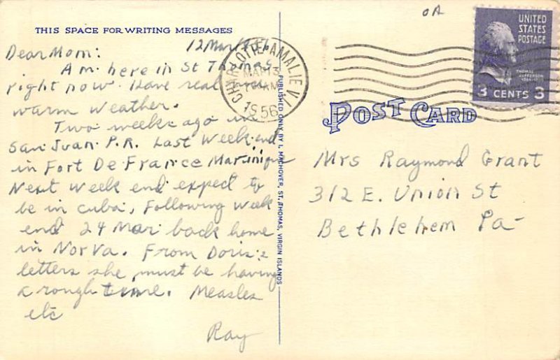 Native Kitchen under the Palms Saint Thomas Virgin Islands Postcard