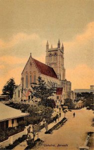 CHURCH CATHEDRAL BERMUDA POSTCARD (c. 1910)