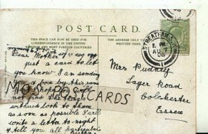 Genealogy Postcard - Pudney - Layer Road - Colchester - Essex - Ref 8652A