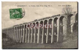 Old Postcard Chaumont Train Viaduct