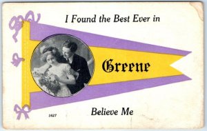 Postcard - I Found the Best Ever in Greene Believe Me, Lovers Picture, Art Print