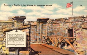 Florida St Augustine Entrance To Castillo de San Marcos