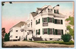 KENNEBUNKPORT, Maine ME ~ Handcolored KENNEBUNKPORT INN York County Postcard