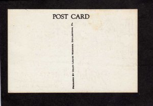 DE Winkler's Restaurant Wilmington Delaware Postcard Artist Sketch