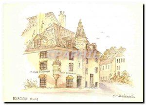 Postcard Modern Burgundy House Baume du Colombier