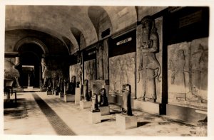 Palestine Israel Room In the Musée du Louvre Vintage RPPC B.14