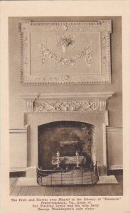 The Fruit And Flower Over Mantel In The Library At Kenmore Fredericksburg Vir...