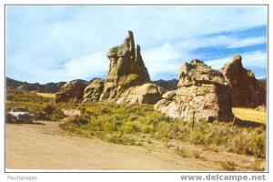 City of Rocks South of Burley, Idaho,, Pre-zip code Chrome