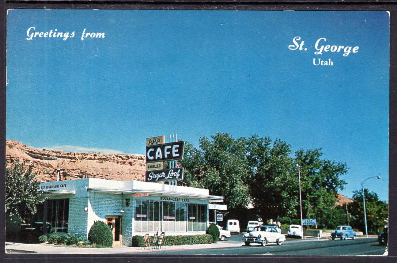 Greetings From St George,UT Sugar Loaf Cafe BIN