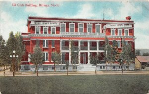 J17/ Billings  Montana Postcard c1910 Elks Club Building  42