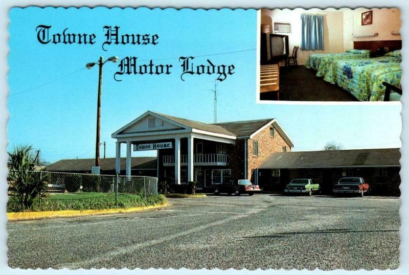 UNADILLA, Georgia GA ~ TOWN HOUSE MOTOR LODGE ca 1970s Roadside 4 x 6 Postcard