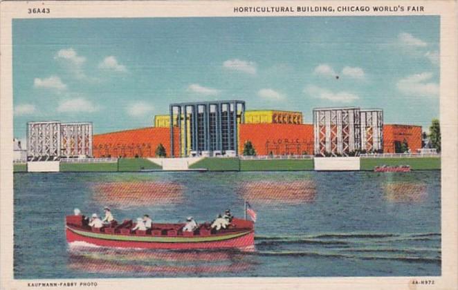 Illinois Chicago The Horticultural Building Chicago World's Fair Curteich