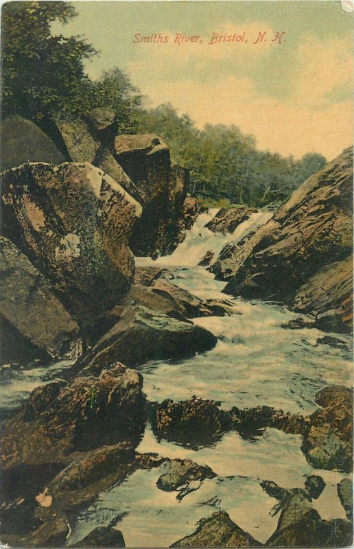 United States Bristol Smiths River scenic vintage postcard 