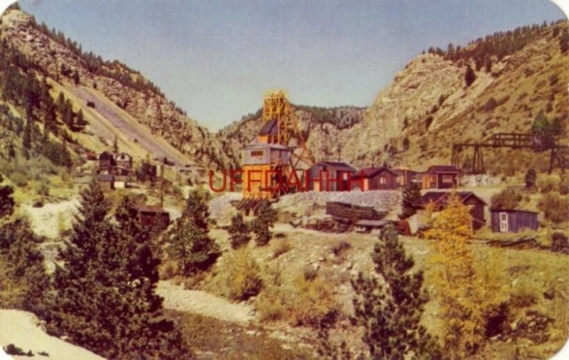 GOLD MINING, camp in the mountains