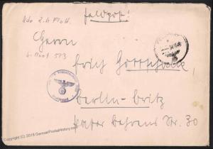 3rd Reich Germany WWII Sunken UBoat U513 FP Cover San Francisco Brazil 17039