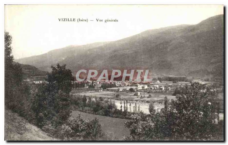 Old Postcard Vizille Vue Generale