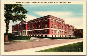 Marine Biological Laboratory Building Woods Hole Cape Cod Massachusetts Postcard