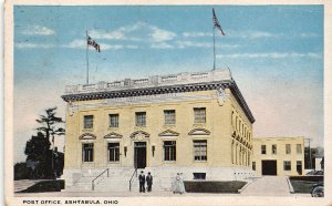 LPD25  Ohio Postcard: Ashtabula, Post Office