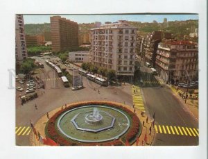 470929 Algiers Square 1 May buses shops postcard