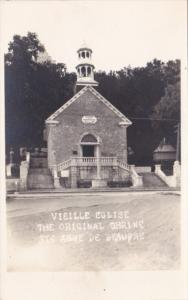 Canada Quebec St Anne De Beaupre Vieille Eglise The Original Shrine Real Photo