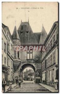 Old Postcard Vendome L & # City 39hotel