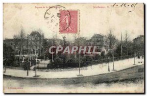 Narbonne - Square of the Revolution - Old Postcard