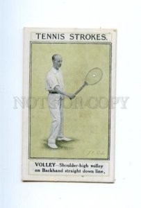 166948 TENNIS Volley Shoulder-high on Backhand by PARKE old