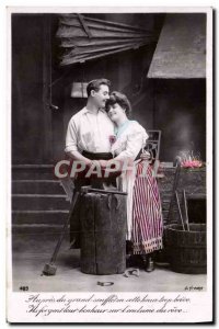 Old Postcard Fantaisie Blacksmith