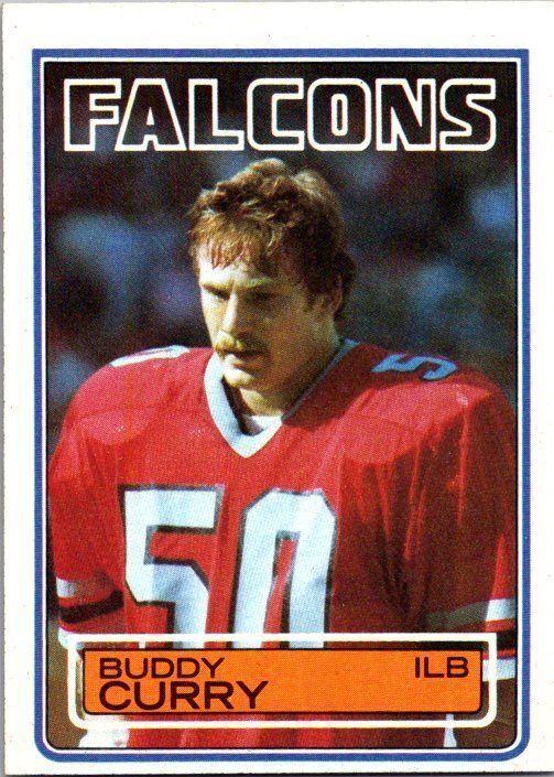 1983 Topps Football Card Buddy Curry Atlanta Falcons