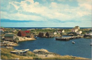 Canada Peggy's Cove Nova Scotia Chrome Postcard 03.81