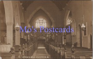 Somerset Postcard - Wraxall Church Interior  RS37798