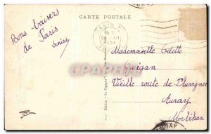 Old Postcard Paris Statue Jeanne d & # 39arc Square Pyramids