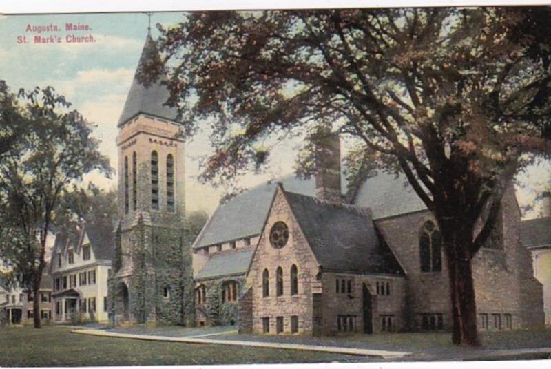 Maine Augusta St Mark's Church 1911