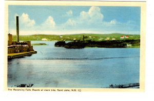 Reversing Falls Rapids at Slack Tide, Saint John, New Brunswick