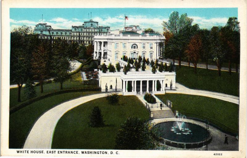 WHITE HOUSE EAST ENTRANCE WASHINGTON DC