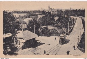 Trolly car, Luxembourg, Passerelle, 1910s