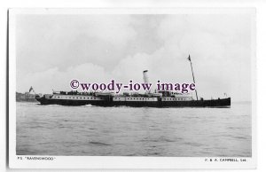 f1105 - Paddle Steamer - Ravenswood - postcard