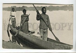 438830 CONGO Evangelist starting on Itinerating Tour Vintage postcard