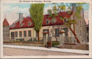 Chateau de Ramesay Montreal Quebec QC c1930 Vintage Postcard D62