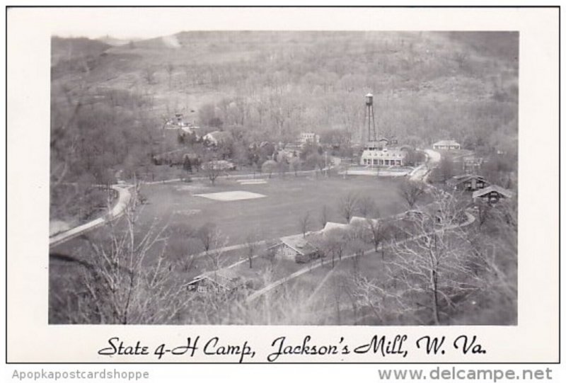 State 4 H Camp Jacksons Mill West Virginia Real Photo