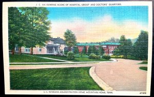 Vintage Postcard 1930-1945 US Veteran's Home, Mountain Home, Tennessee