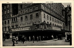 Vtg 1940 Roxy Theatre New York NY Chrome Postcard