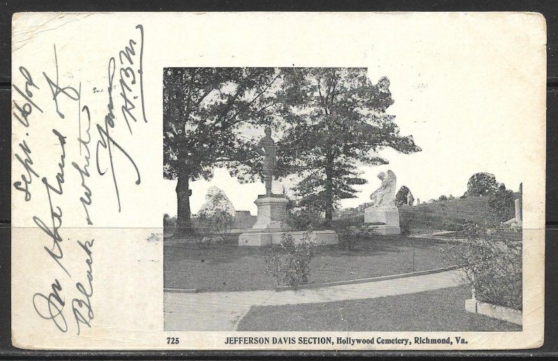 Virginia, Richmond - Hollywood Cemetery - Jefferson Davis Section - [VA-265]