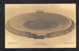 UNIVERSITY OF YALE THE YALE BOWL FOOTBALL STADIUM VINTAGE POSTCARD 1910