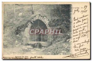 Old Postcard Langres Fontaine des Fees