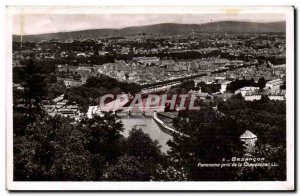 Old Postcard Besancon Panorama taken Chaudanne