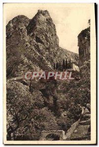 Old Postcard La Douce France Moustiers Sainte Marie and the Chapel of Beauvoi...