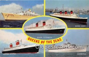 Oriana, Queen Mary Queen Elizabeth, United States, Canberra Ship Unused 