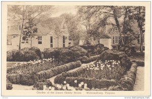 WILLIAMSBURG, Virginia, 1900-1910's; Garden of the James Geddy House